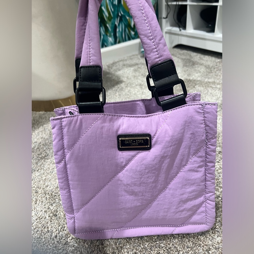 Saint + Sofia London handbag purple
